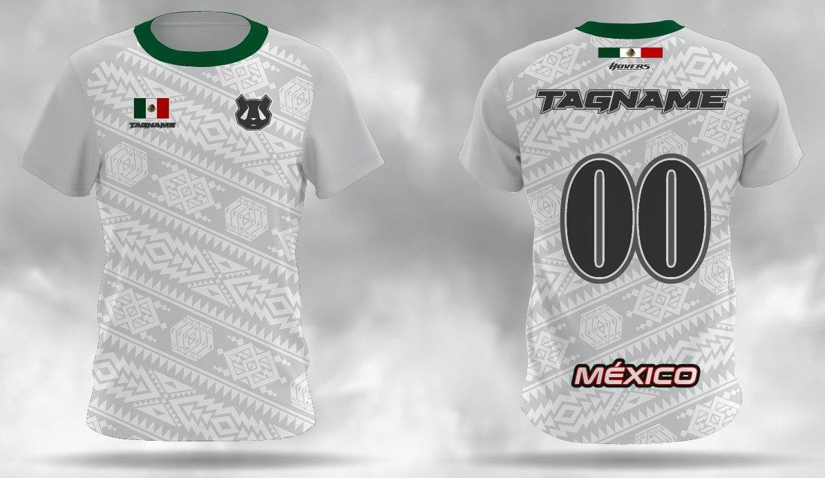 Jersey MEXICO WSOW 24' Color BLANCO (Personalizable) SIN LOGOS DE SPONSORS