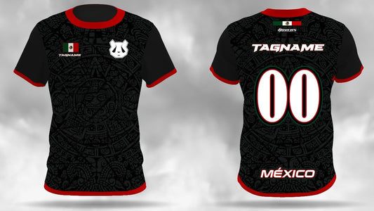 Jersey MEXICO WSOW 24' Color NEGRO (Personalizable) SIN LOGOS DE SPONSORS